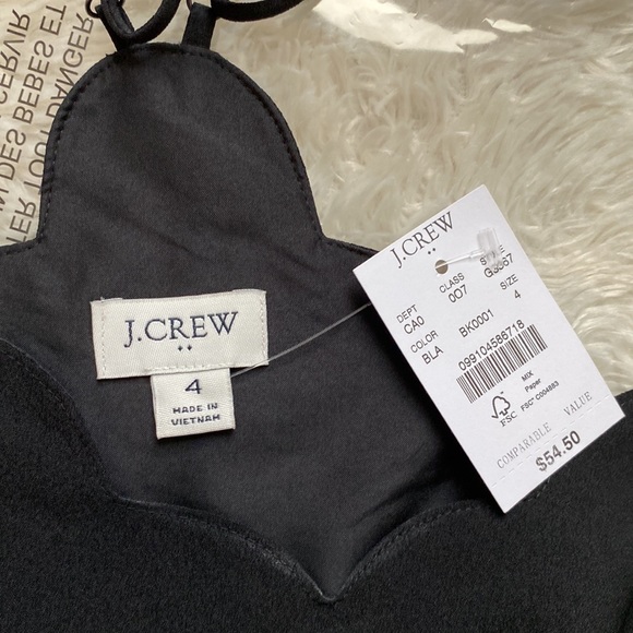 J. Crew Scalloped V-Neck Top - Picture 4 of 9